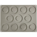 GOURMAND STAMPO IN SILICONE 400 X 300 MM - 11 IMPRONTE ANELLO PICCOLO Ø 90 X H 3,5 MM VOL. - GG001S - PAVONI ITALIA
