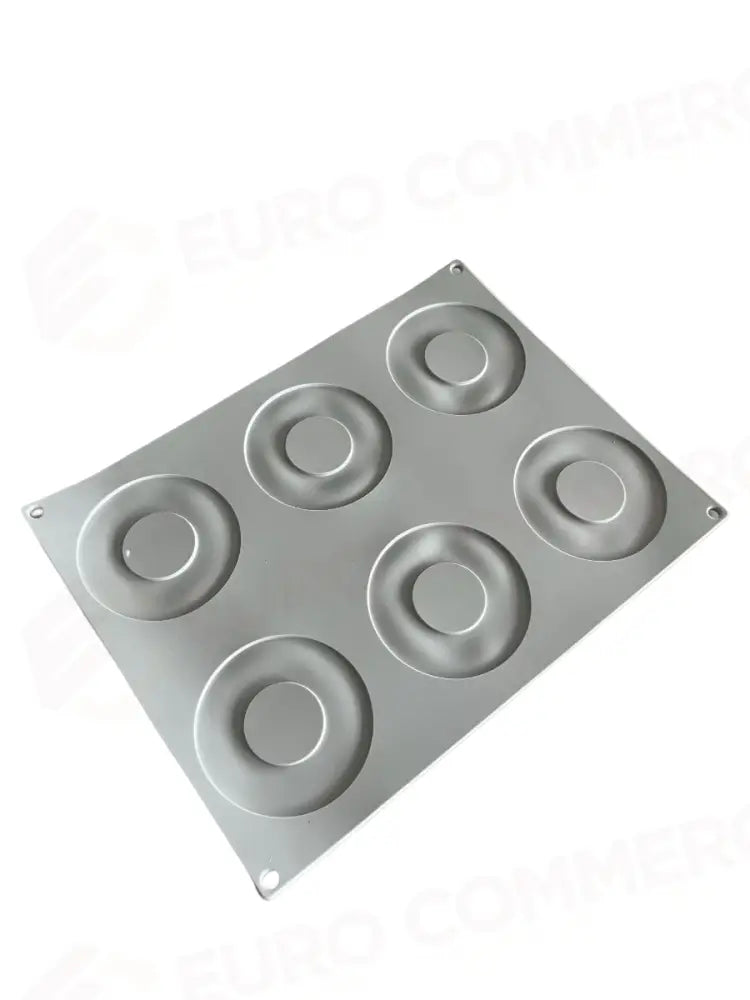 GOURMAND STAMPO IN SILICONE 400 X 300 MM - 6 IMPRONTE ANELLO GRANDE Ø 110 X H 3,5 MM VOL. - GG002S - PAVONI ITALIA