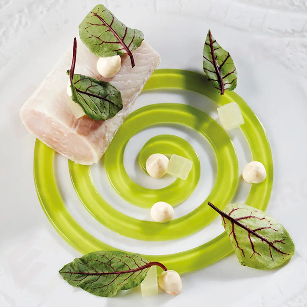 GOURMAND STAMPO IN SILICONE 400 X 300 MM - 6 IMPRONTE SPIRALE 120 X 110 X H 3,5 MM VOL. 15 - GG005S - PAVONI ITALIA