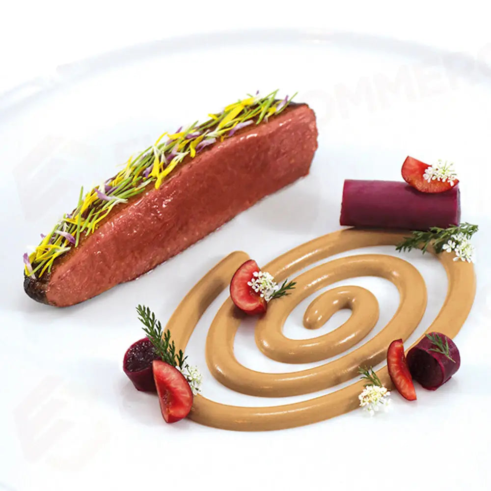 GOURMAND STAMPO IN SILICONE 400 X 300 MM - 6 IMPRONTE SPIRALE OVALE 138 X 95 X H 6 MM VOL. - GG010S - PAVONI ITALIA