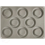 GOURMAND STAMPO IN SILICONE 400 X 300 MM - 8 IMPRONTE TONDO Ø 100 X H 10 MM VOL. 50 ML - GG006S - PAVONI ITALIA - STAMPI