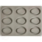 GOURMAND STAMPO IN SILICONE 400 X 300 MM - 9 IMPRONTE OVALE 105 X 80 X H 10 MM VOL. 33 ML - GG007S - PAVONI ITALIA