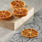 GOURMAND STAMPO IN SILICONE MM 300X200 CITRUS PAOLO GRIFFA - 12 IMPRONTE Ø MM 60X2 H - GG078S - PAVONI ITALIA - STAMPI