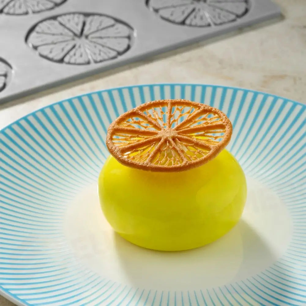 GOURMAND STAMPO IN SILICONE MM 300X200 CITRUS PAOLO GRIFFA - 12 IMPRONTE Ø MM 60X2 H - GG078S - PAVONI ITALIA - STAMPI