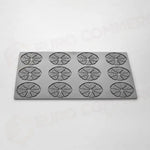 GOURMAND STAMPO IN SILICONE MM 300X200 CITRUS PAOLO GRIFFA - 12 IMPRONTE Ø MM 60X2 H - GG078S - PAVONI ITALIA - STAMPI