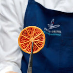 GOURMAND STAMPO IN SILICONE MM 300X200 CITRUS PAOLO GRIFFA - 12 IMPRONTE Ø MM 60X2 H - GG078S - PAVONI ITALIA - STAMPI