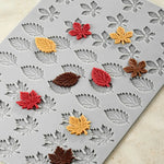 GOURMAND STAMPO IN SILICONE MM 300X200 FOLIAGE PAOLO GRIFFA - 15 + 15 + 15 IMPRONTE Ø MM - GG077S - PAVONI ITALIA