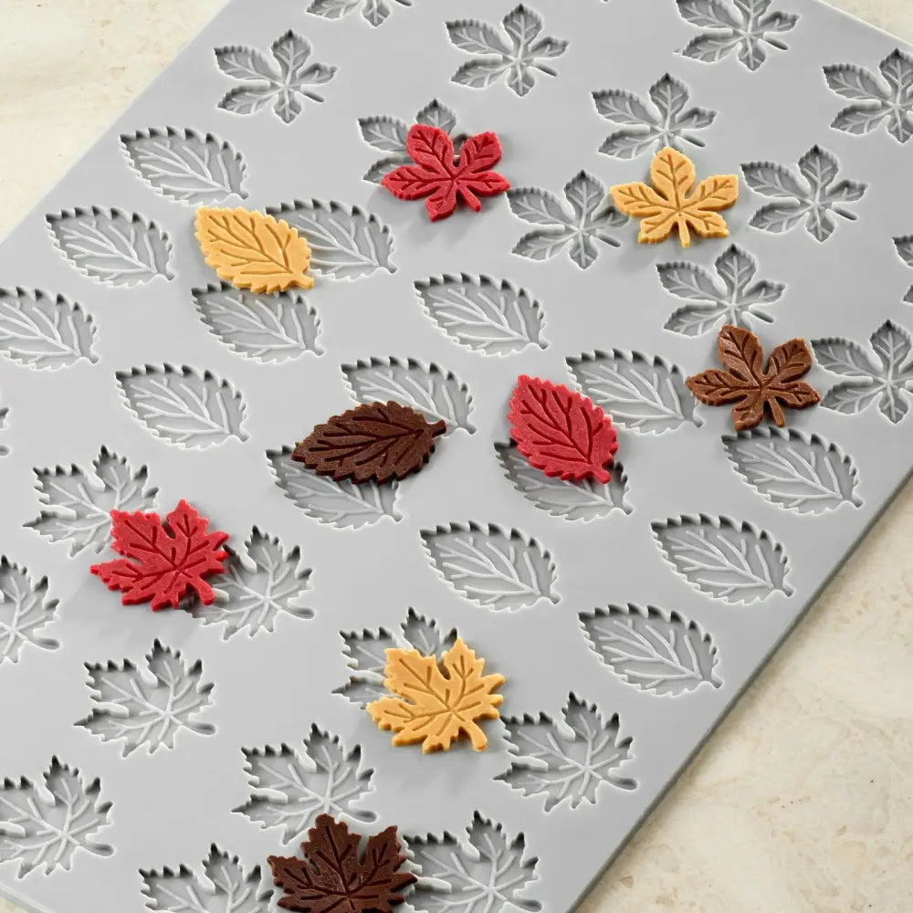 GOURMAND STAMPO IN SILICONE MM 300X200 FOLIAGE PAOLO GRIFFA - 15 + 15 + 15 IMPRONTE Ø MM - GG077S - PAVONI ITALIA