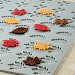GOURMAND STAMPO IN SILICONE MM 300X200 FOLIAGE PAOLO GRIFFA - 15 + 15 + 15 IMPRONTE Ø MM - GG077S - PAVONI ITALIA