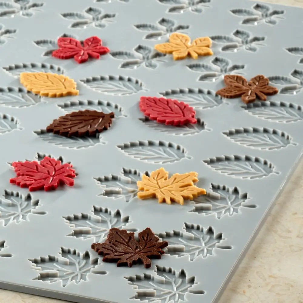 GOURMAND STAMPO IN SILICONE MM 300X200 FOLIAGE PAOLO GRIFFA - 15 + 15 + 15 IMPRONTE Ø MM - GG077S - PAVONI ITALIA