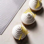 GOURMAND STAMPO IN SILICONE MM 300X200 HONEY PATTERN PAOLO GRIFFA - MM 300X200X3 H - GG067S - PAVONI ITALIA - STAMPI