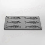 GOURMAND STAMPO IN SILICONE MM 300X200 LISCA PAOLO GRIFFA - 6 IMPRONTE MM 120X42X4 H - GG079S - PAVONI ITALIA - STAMPI