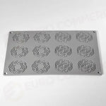 GOURMAND STAMPO IN SILICONE MM 300X200 OPTIQUE PAOLO GRIFFA - 6 + 6 IMPRONTE Ø MM 55X2 H - GG073S - PAVONI ITALIA