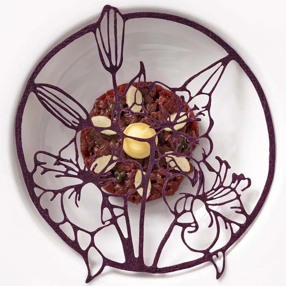 GOURMAND STAMPO IN SILICONE MM 310X160 FLOREALE PAOLO GRIFFA - 2 IMPRONTE MM 140X153X - GG075S - PAVONI ITALIA - STAMPI