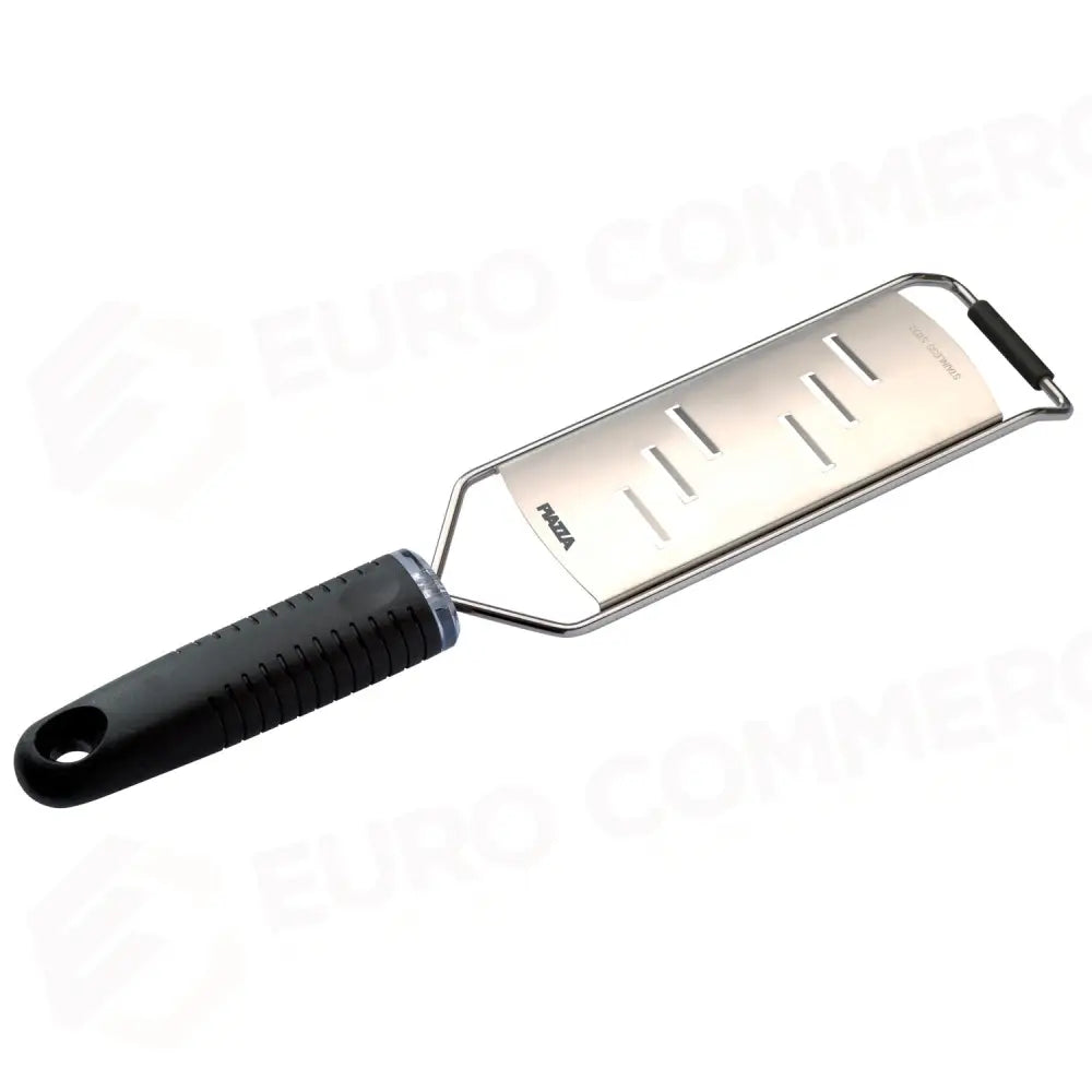 GRATTUGIA INOX MANICO ANTISCIVOLO 31,5 CM LAMA SCAGLIE GRANDI 6,5X13,5 CM - 160173 - PIAZZA - ACCESSORI