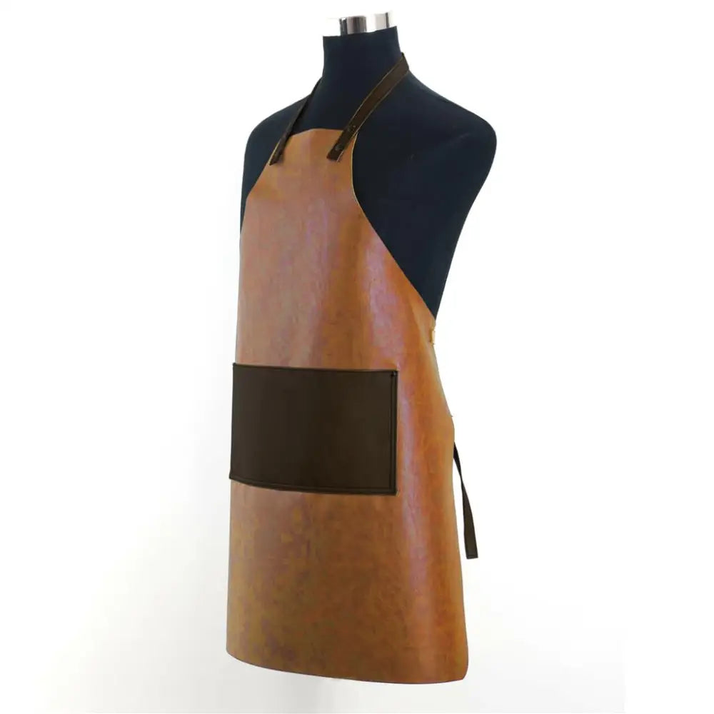 GREMBIULE 80X60 CM COGNAC/NERO COLOUR WGRM MEDRI - 20270058 - MEDRI