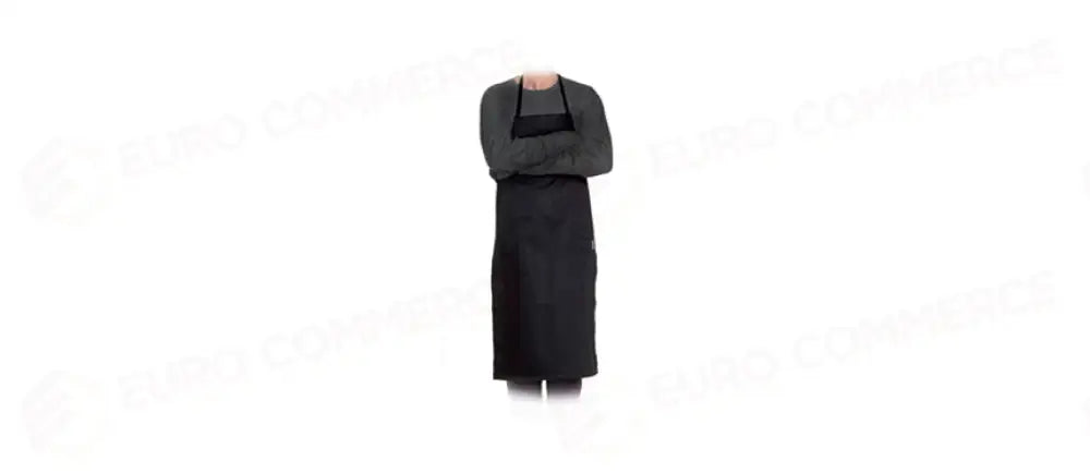 GREMBIULE NERO CON PATTINA - 86428 - MORINI
