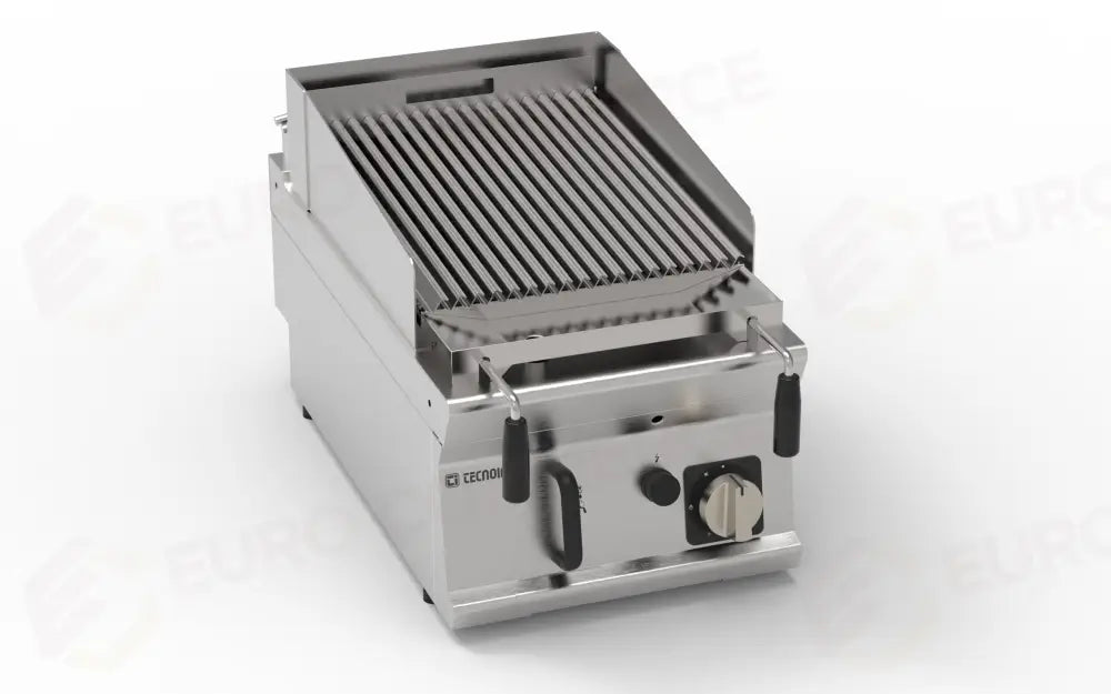 GRIGLIA GAS P.LAVICA INOX S 4 T74 TOP - 713147 - TECNOINOX