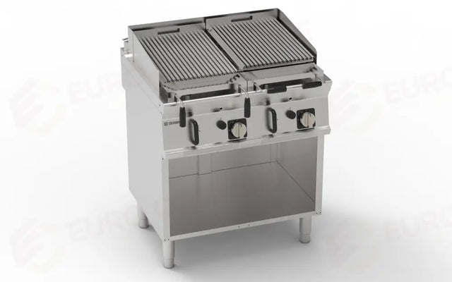 STAINLESS STEEL LAVA GAS GRILL S 8 T74 FS - 713150 - TECNOINOX