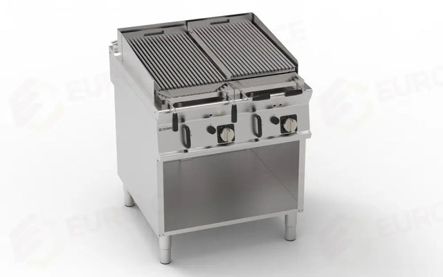 STAINLESS STEEL LAVA GAS GRILL S 8 T90 FS - 313208 - TECNOINOX
