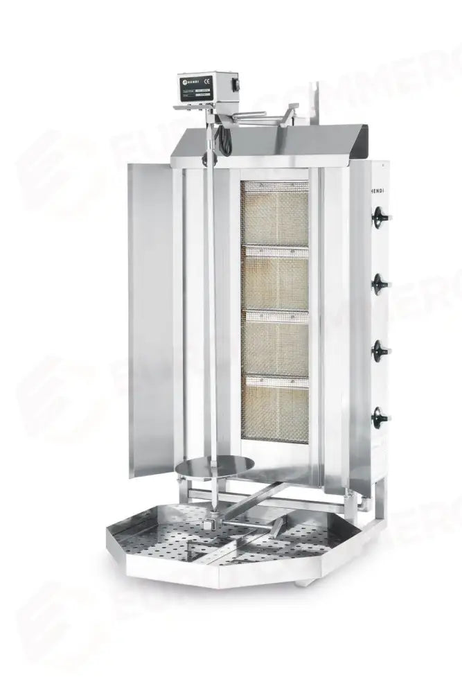 GRIGLIA KEBAB A GAS PROFI LINE 230V/16W 13KW 735X745X(H)1110MM - HENDI