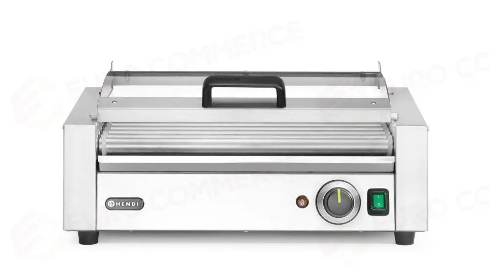 GRIGLIA PER WURSTEL 1 ZONA CON COPERCHIO A RISPARMIO ENERGETICO 230V/790W 566X450X(H)259MM - HENDI