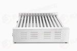 GRIGLIA PER WURSTEL XL - 2 ZONE HENDI 14 RULLI ARGENTO 230V/2000W 732X590X(H)168MM RETTANGOLAR