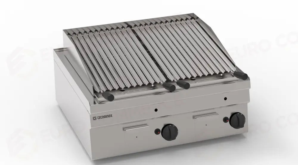 GRIGLIA PIETRA LAVICA 700 GAS - 113032 - TECNOINOX