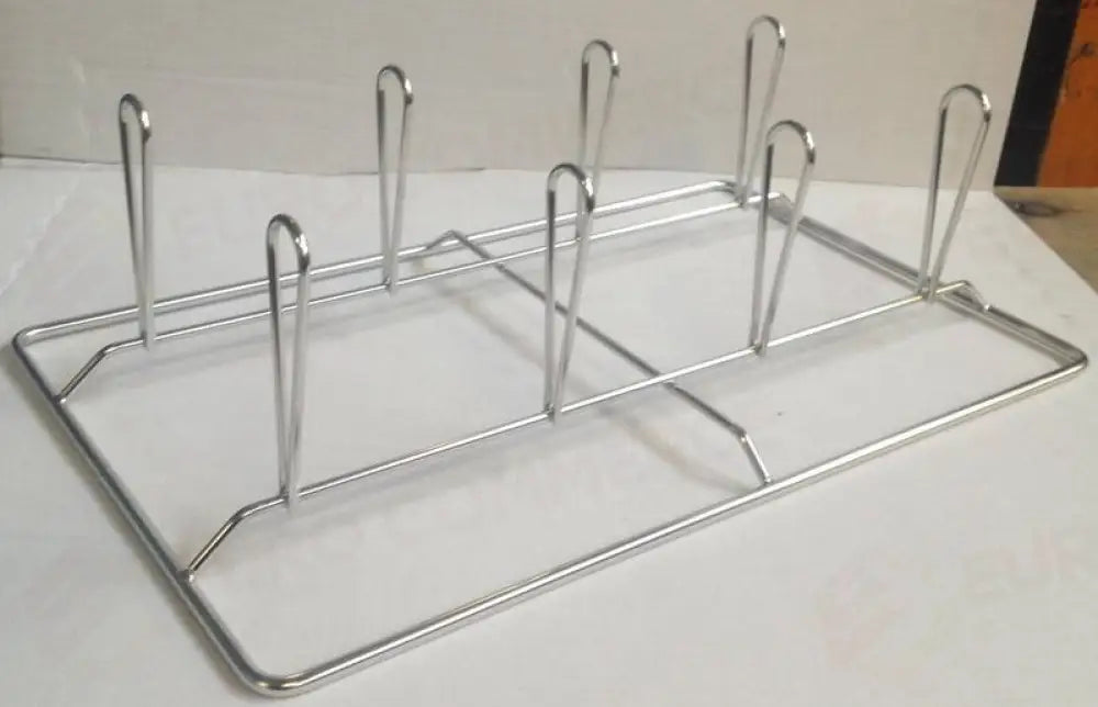 GRIGLIA PORTA POLLI 8 POSIZIONI ACCIAIO INOX - GR11P8 - KAREL - Attrezzatura