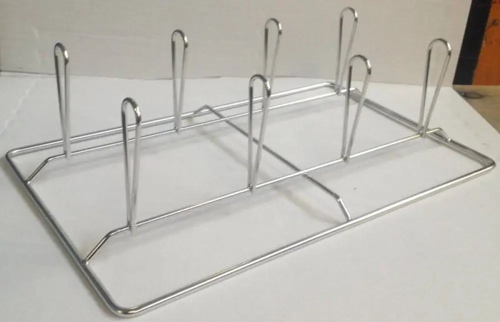 GRIGLIA PORTA POLLI 8 POSIZIONI ACCIAIO INOX - GR11P8 - KAREL - Attrezzatura
