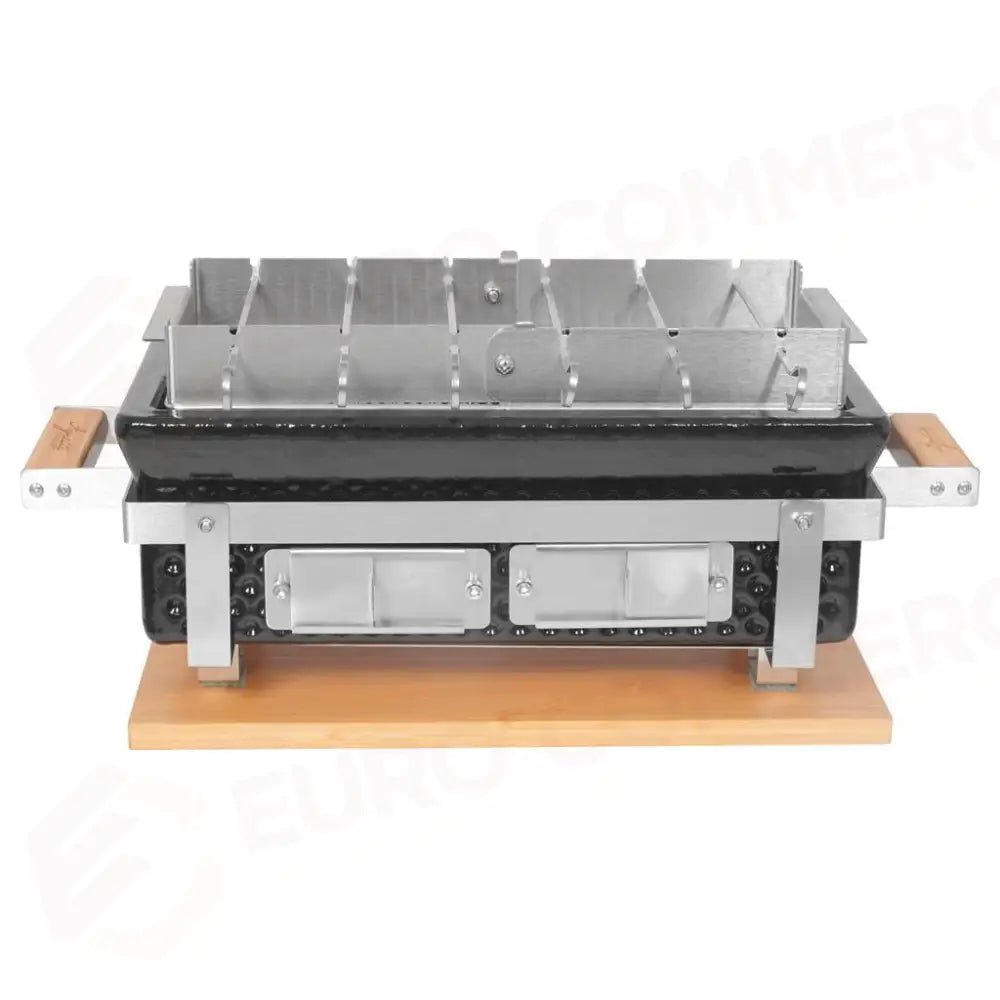 GRILL BBQ RETTANGOLARE 53X42 CM BB PRO HIBACHI BABBQRE AGNELLI - 0072355 - MEDRI