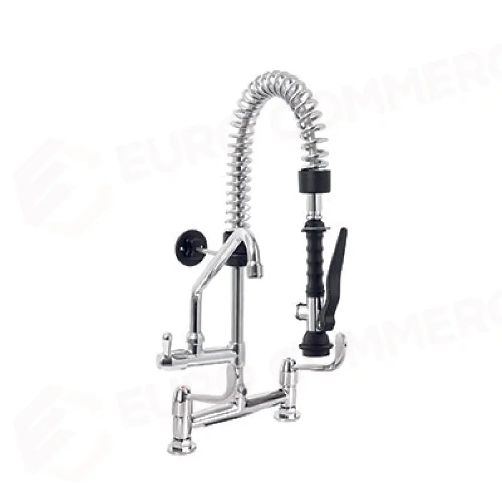 GRUPPO DOCCIA BIFORO A LAVELLO VERSIONE MINI CANNA GIREVOLE ’C’ Ø18X200 MANIGLIA LEVA CLINICA - ERAMINI280 - MONOLITH