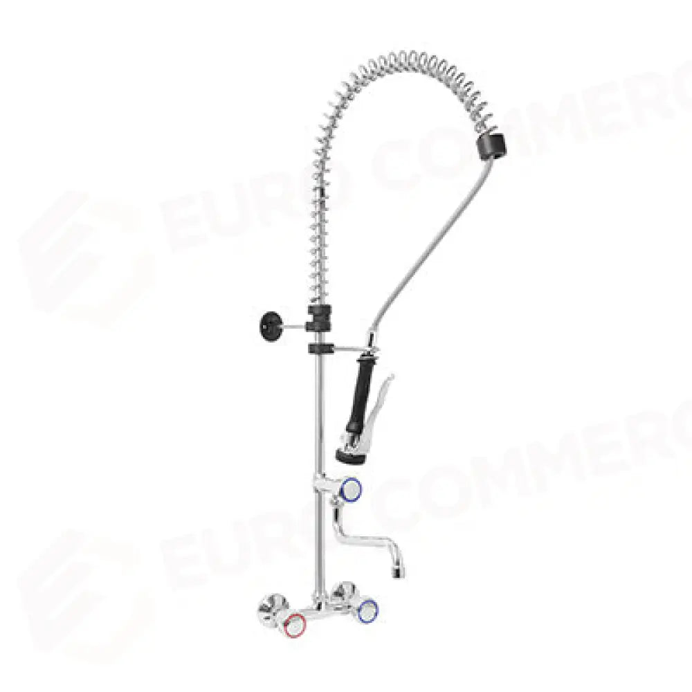 GRUPPO DOCCIA BIFORO A MURO CANNA GIR. A META` ASTA,MANIGLIA ROTONDA DOCCIA PREMIUM.INT.150MM±20MM - P0102010206