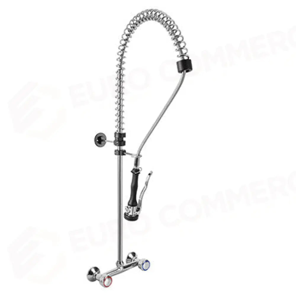 GRUPPO DOCCIA BIFORO A MURO CON MANIGLIA ROTONDA E DOCCIA PREMIUM. INT.203,20MM±20MM - P0102010251 - MONOLITH