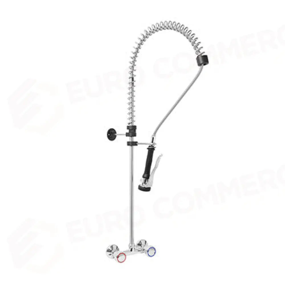 GRUPPO DOCCIA BIFORO A MURO CON MANIGLIA ROTONDA E DOCCIA PREMIUM. INT 150MM±20MM - P0102010207 - MONOLITH