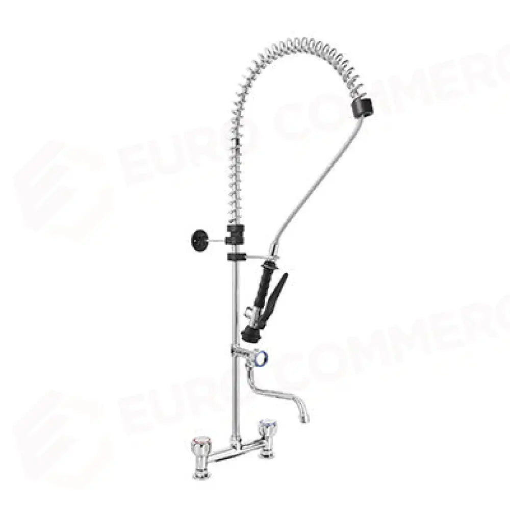 GRUPPO DOCCIA BIFORO CANNA GIR. A META` ASTA MANIGLIA ROTONDA E DOCCIA BASIC. INT.FISSO 203,20MM - R0102020156