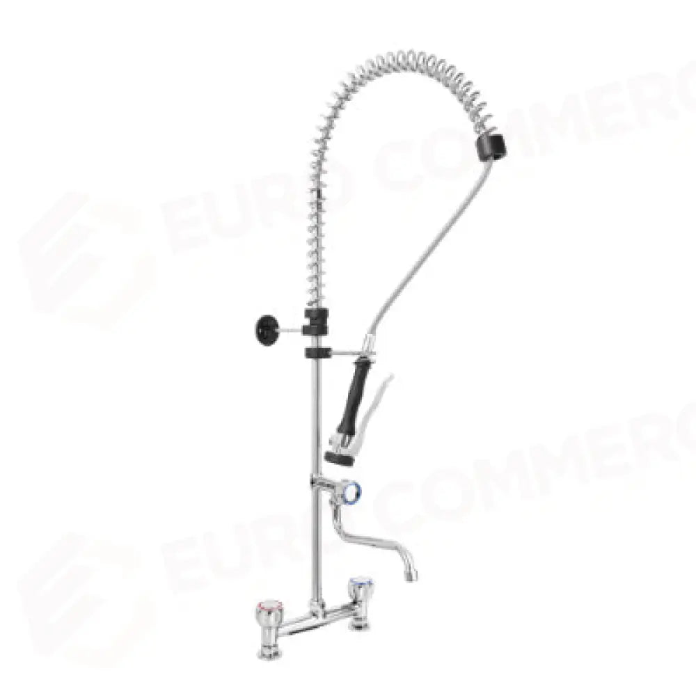 GRUPPO DOCCIA BIFORO CANNA GIR. A META` ASTA MANIGLIA ROTONDA E DOCCIA PREMIUM. INT.FISSO 203,20 MM - P0102020156