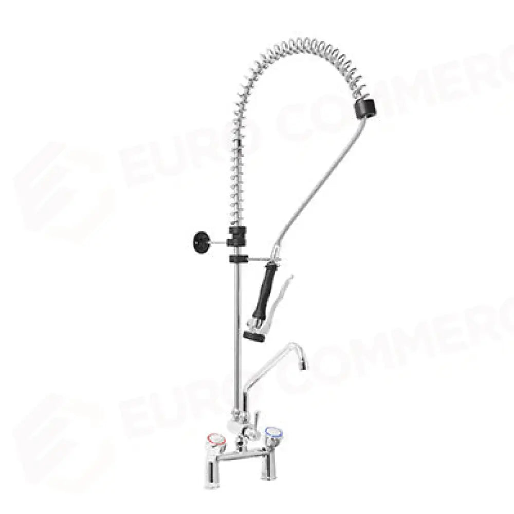 GRUPPO DOCCIA BIFORO CON CANNA “C” Ø18X250 MANIGLIA ROTONDA E DOCCIA PREMIUM. INT. FISSO 155MM - P0102020132 - MONOLITH