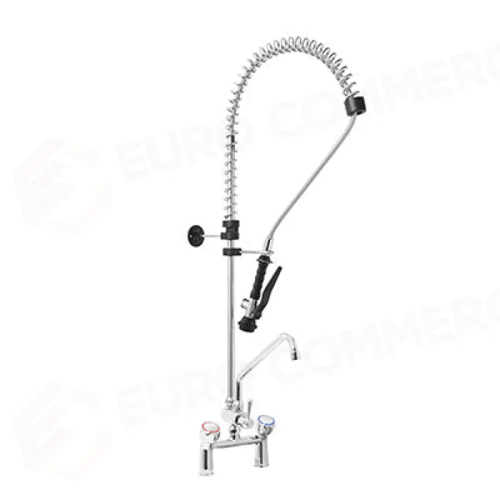 GRUPPO DOCCIA BIFORO CON CANNA “C” Ø18X250 MANIGLIA ROTONDA E DOCCIA BASIC. INT. FISSO 155MM - R0102020132 - MONOLITH