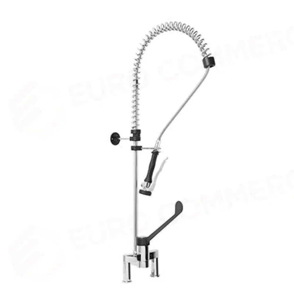 GRUPPO DOCCIA BIFORO SOLO KIT DOCCIA,LEVA CLINICA NERA IN PA6 E DOCCIA PREMIUM. INT.FISSO 155MM - P0102020208 - MONOLITH