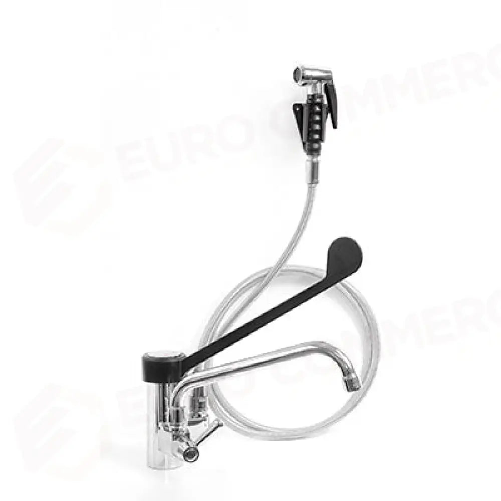 GRUPPO DOCCIA MONOFORO MISC. CON CANNA GIREVOLE,LEVA CLINICA NERA IN PA6E DOCCIA LAVAFORNO - R0201020265 - MONOLITH