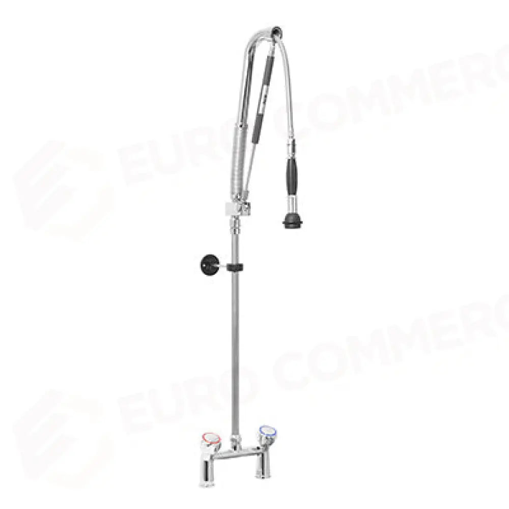 GRUPPO DOCCIA PRELAVAGGIO BIFORO ACQUA STOP MANIGLIA ROTONDA. INTERASSE FISSO 155MM - ERASTOP006 - MONOLITH