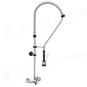 GRUPPO DOCCIA PRELAVAGGIO MISC. BIFORO A MURO CON DOCCETTA PREMIUM. INTERASSE 150MM CON TOLL. ± 20MM - P0102010301