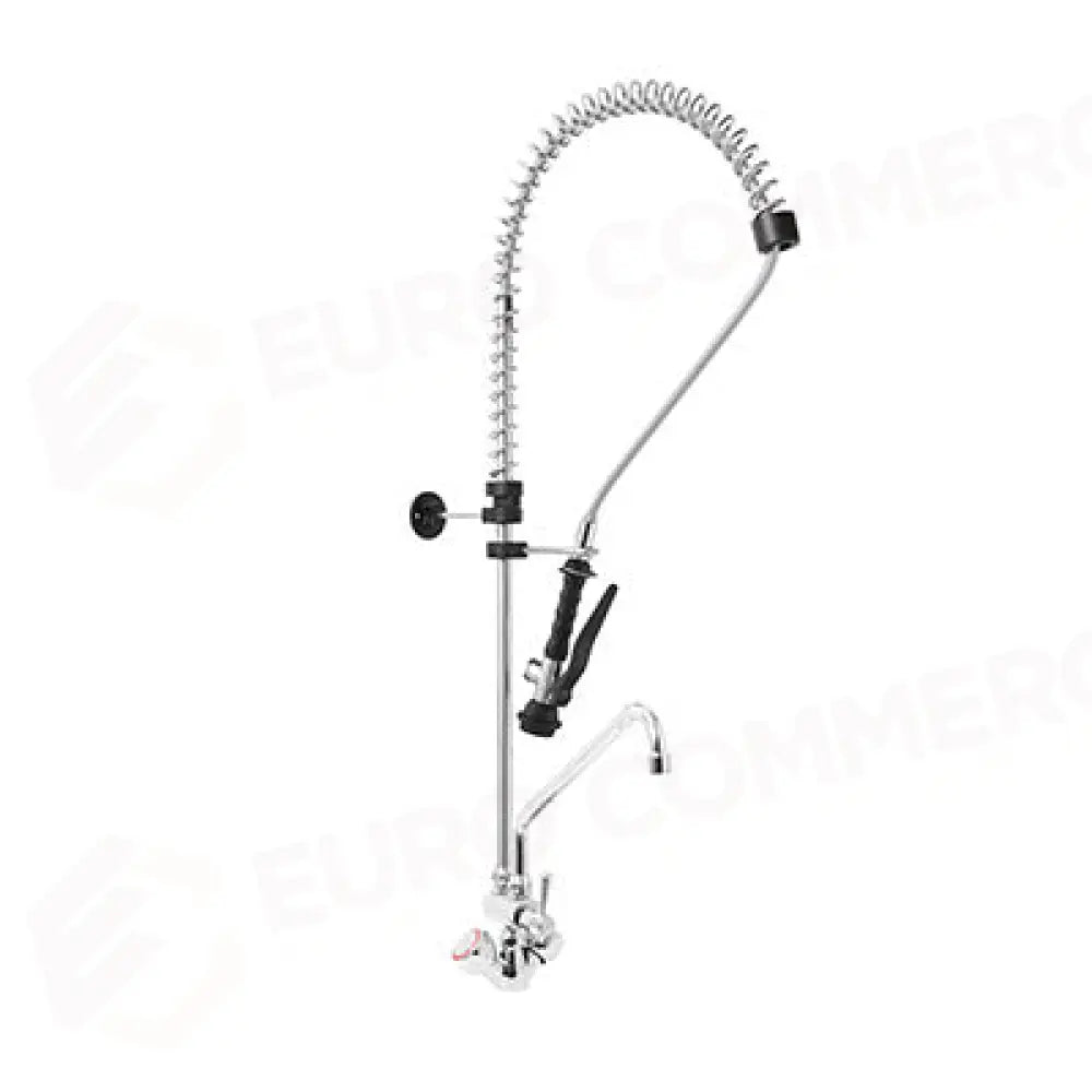 GRUPPO DOCCIA PRELAVAGGIO MONOFORO CON CANNA ’C’ Ø18X300 MANIGLIA ROTONDA E DOCCETTA BASIC - R0101020136 - MONOLITH