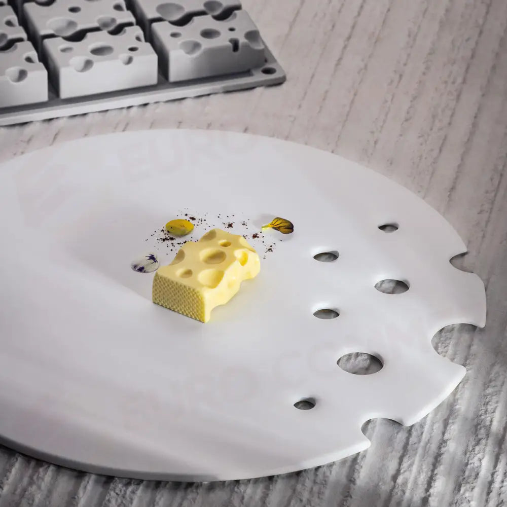GRUYERE BY DAVIDE OLDANI STAMPO IN SILICONE 300 X 175 MM - 20 IMPRONTE 50X31X18 H MM VOL. ~ - GG038S - PAVONI ITALIA