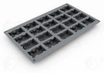 GRUYERE BY DAVIDE OLDANI STAMPO IN SILICONE 300 X 175 MM - 20 IMPRONTE 50X31X18 H MM VOL. ~ - GG038S - PAVONI ITALIA