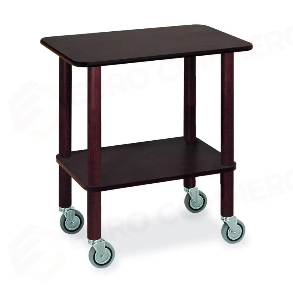 GUÉRIDON COLORE WENGÉ GAMBE IN LEGNO - 1095SW - METALCARRELLI - ATTREZZATURA PROFESSIONALE