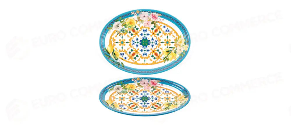 GUZ.FLOWER&LEMON VASSOIO OVALE MEL.35X25,5 H3 - 201112 - MORINI