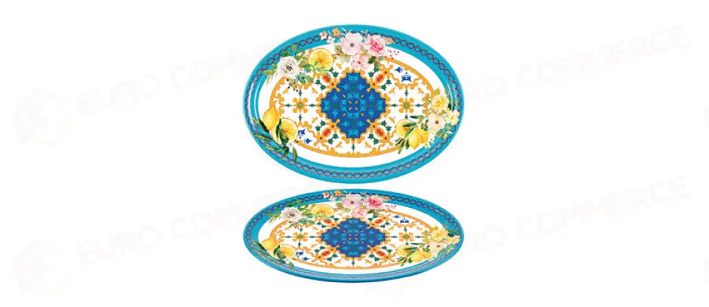 GUZ.FLOWER&LEMON VASSOIO OVALE MEL.50X36 H3 - 201111 - MORINI