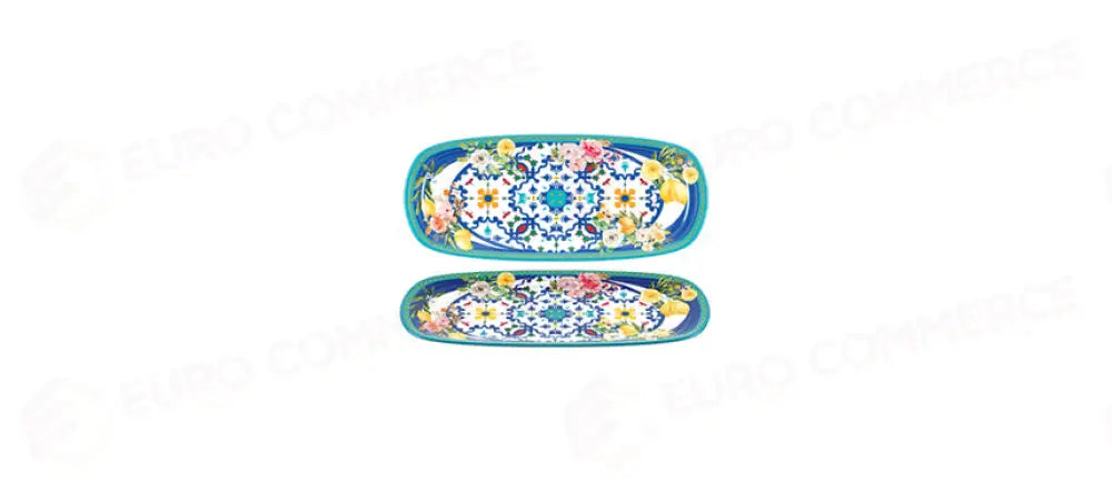 GUZ.FLOWER&LEMON VASSOIO RETTANGOLARE MEL.39,5X16 - 201116 - MORINI